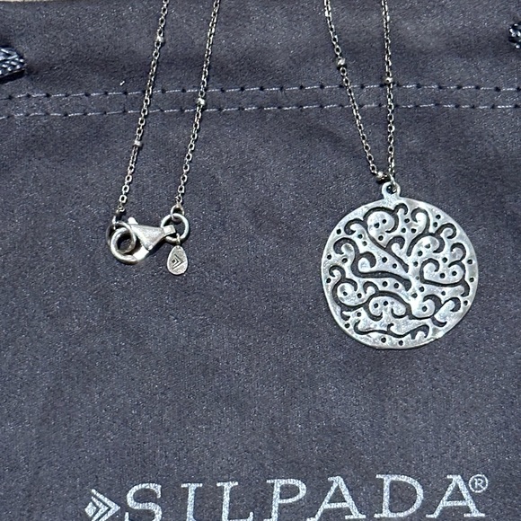 Silpada Cut Above Sterling Necklace - Picture 2 of 3